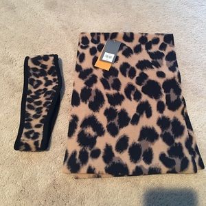 Old Navy active infinity scarf and headband